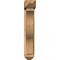 Ekena Millwork Funston Arts and Crafts Rough Sawn Bracket w/ Offset Brace, Western Red Cedar, 6"W x 22"D x 34"H BKT0604X22X34FST03RWR - alternate 2